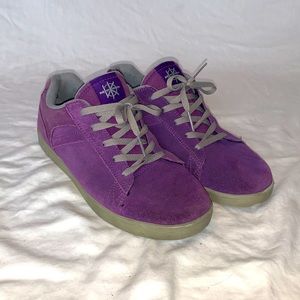 Supra Lizard King purple suede, size 10